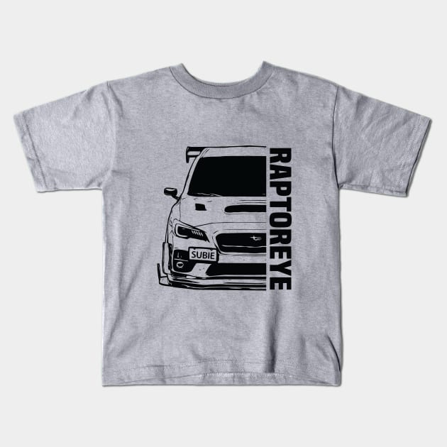 Subaru STI Car - Impreza WRX Raptor Eye Modified JDM Car Kids T-Shirt by JDM-Rey